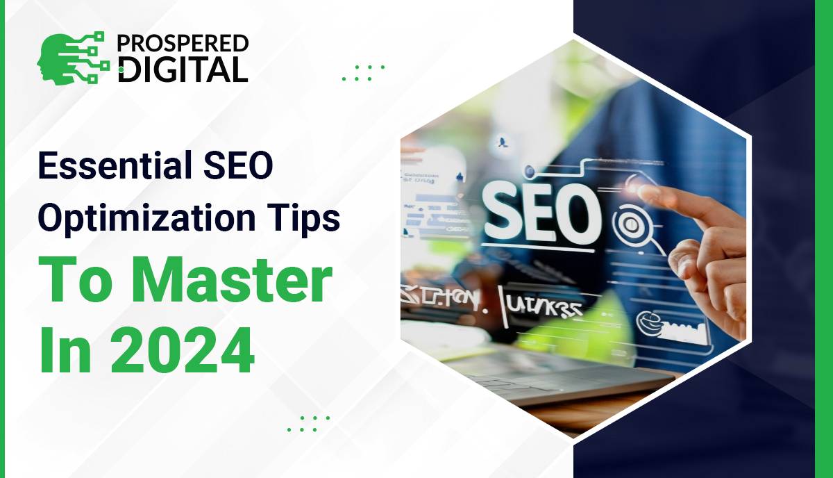 This image showing the importance of essential seo tips of 2024 and this image is in green and white colour